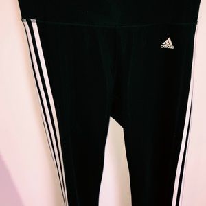 Three stripe adidas leggings